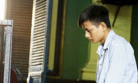 Bị cáo Điệp tại tòa sáng 19/8