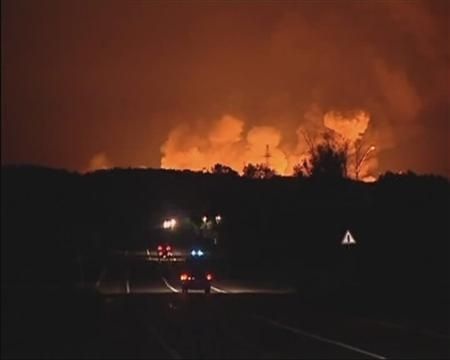 Kho vũ khí tiếp tục phát nổ, số người bị thương tăng lên 75 - 14