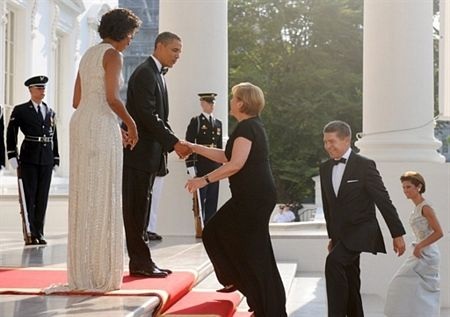 Thủ tướng Đức làm thượng khách tại Nhà Trắng  - 2