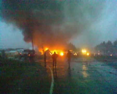 Hiện trường vụ tai nạn máy bay thảm khốc tại Nga - 1