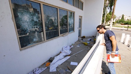 Sứ quán Pháp, Mỹ ở Syria bị tấn công, Nhà Trắng lên tiếng - 1