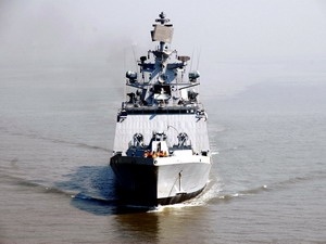 Hải quân Ấn Độ nhận thêm tàu hộ vệ tàng hình - 1 Hải quân Ấn Độ nhận thêm tàu hộ vệ tàng hình - 1