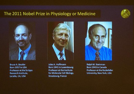 3 nhà khoa học chia nhau giải Nobel Y học - 1 3 nhà khoa học chia nhau giải Nobel Y học - 1