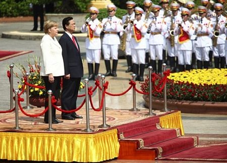 Ảnh Thủ tướng Đức Angela Merkel tại Hà Nội - 1