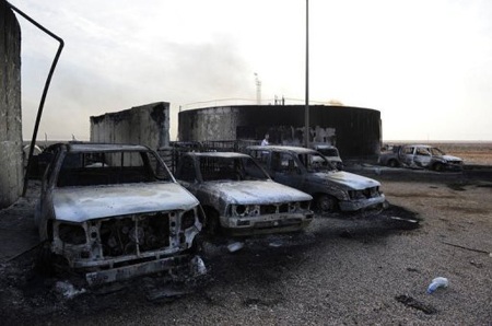 Nổ thùng chứa nhiên liệu tại Libya, hơn 100 người chết - 1