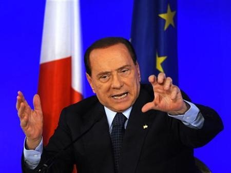 Italia: Thủ tướng Berlusconi tuyên bố đồng ý từ chức - 1 Italia: Thủ tướng Berlusconi tuyên bố đồng ý từ chức - 1