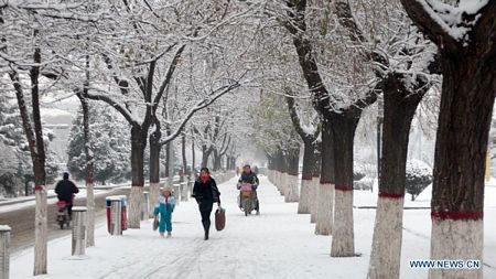 Tuyết phủ trắng miền bắc và trung Trung Quốc - 13