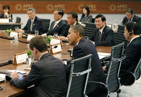 Chủ tịch nước Trương Tấn Sang tại hội nghị APEC - 12