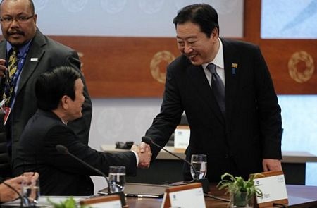 Chủ tịch nước Trương Tấn Sang tại hội nghị APEC - 15