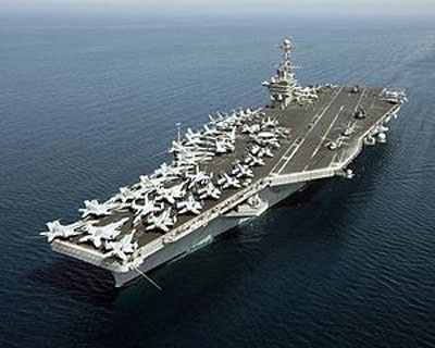 Tàu sân bay Mỹ “thâm nhập” vùng tập trận Iran - 1 Tàu sân bay Mỹ “thâm nhập” vùng tập trận Iran - 1