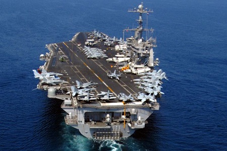 Iran cảnh báo tàu sân bay Mỹ tránh xa vịnh Péc-xích - 1 Iran cảnh báo tàu sân bay Mỹ tránh xa vịnh Péc-xích - 1