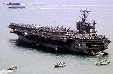Mỹ điều tàu sân bay tới biển Ả-rập - 1 Mỹ điều tàu sân bay tới biển Ả-rập - 1