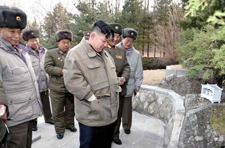 Kim Jong-Un thị sát một đơn vị quân đội - 6