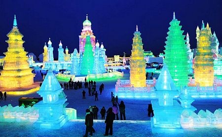 Lạc vào thành phố băng tuyết huyền ảo tại Hắc Long Giang - 8