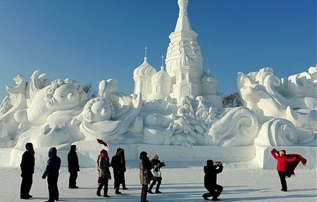 Lạc vào thành phố băng tuyết huyền ảo tại Hắc Long Giang - 12