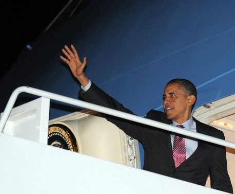 Tổng thống Obama lên đường đi Hàn Quốc - 1 Tổng thống Obama lên đường đi Hàn Quốc