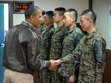Tổng thống Obama thăm khu phi quân sự liên Triều
