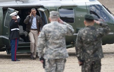 Tổng thống Obama thăm khu phi quân sự liên Triều