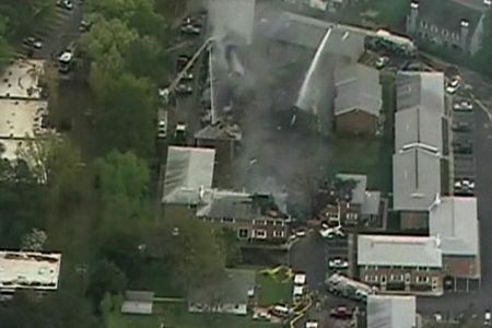 Hiện trường vụ tai nạn máy bay chiến đấu Mỹ 