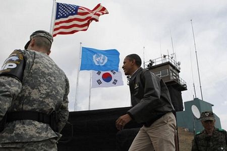Tổng thống Obama thăm khu phi quân sự liên Triều