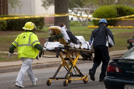 Hiện trường vụ tai nạn máy bay chiến đấu Mỹ 