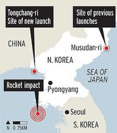 Mảnh vỡ tên lửa Triều Tiên và thế tiến thoái lưỡng nan của Hàn Quốc 