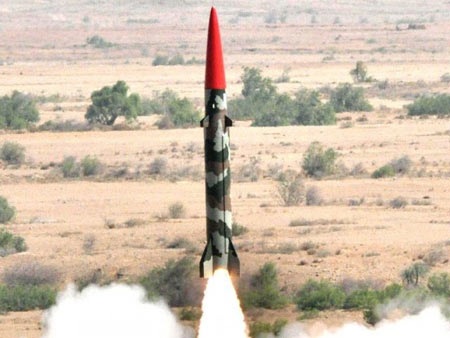 Pakistan lại thử tên lửa đạn đạo - 1 Pakistan lại thử tên lửa đạn đạo