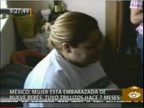 Bà mẹ Mexico gây sốc vì mang thai 9 đứa trẻ - 1 Bà mẹ Mexico gây sốc vì mang thai 9 đứa trẻ