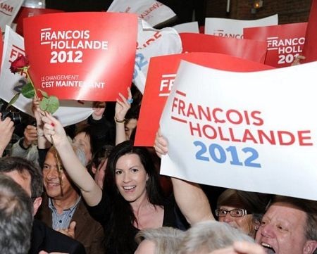 Người Pháp ăn mừng ông Hollande đắc cử tổng thống