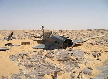 Tìm thấy chiến đấu cơ Thế chiến II trên sa mạc Sahara sau 70 năm