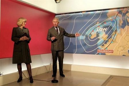 Thái tử Charles bất ngờ đọc bản tin thời tiết