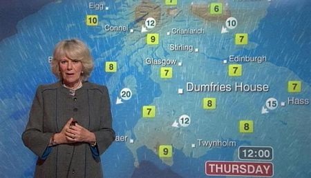 Thái tử Charles bất ngờ đọc bản tin thời tiết