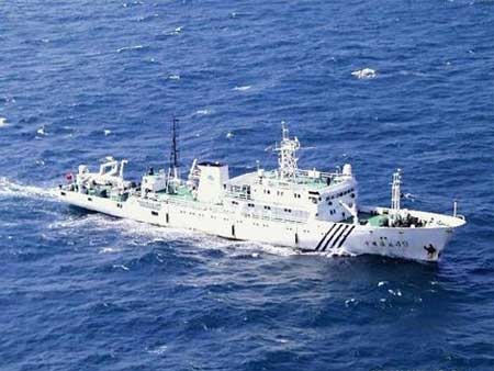 Chiến lược “xẻo dần” Biển Đông của Trung Quốc - 1 Một tàu hải giám của Trung Quốc. (Ảnh minh hoạ)