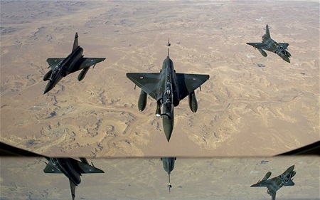 Các máy bay chiến đấu Pháp đã tiến hành các đợt không kích tại Mali.