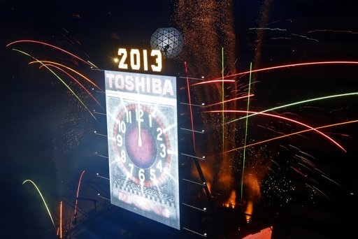 Đón mừng năm mới tại Quảng trường Thời đại