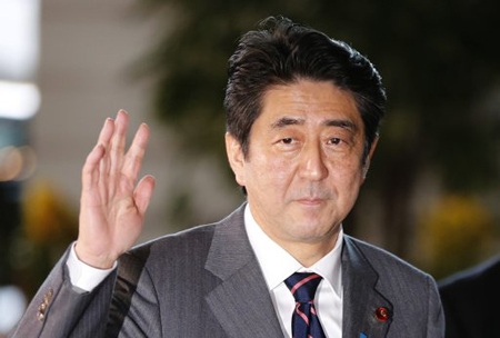 Thủ tướng Nhật gửi thư tay cho Tổng Bí thư Trung Quốc - 1 Thủ tướng Nhật Shinzo Abe.