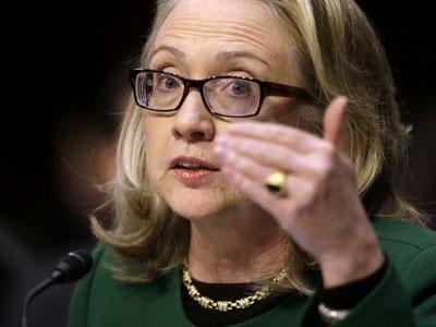 Ngoại trưởng Mỹ Hillary Clinton trong phiên điều trần trước quốc hội về vụ Benghazi hôm 23/1.
