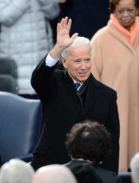 Phó tổng thống Joe Biden tới lễ nhậm chức.