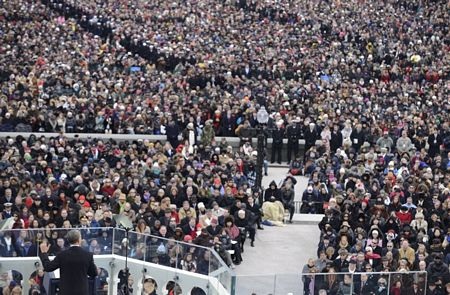 Những hình ảnh đẹp nhất trong lễ nhậm chức của Obama