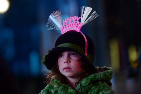 Thị trưởng New York Michael Bloomberg (giữa) cũng tham dự buổi lễ.