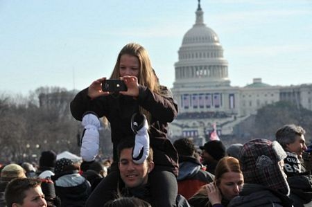 Những hình ảnh đẹp nhất trong lễ nhậm chức của Obama