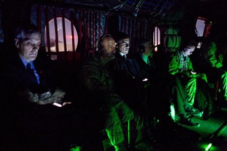 Ông Obama cười hết cỡ trong một sự kiện tại Đại học North Carolina.