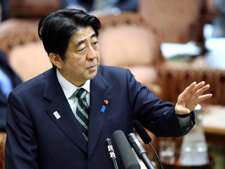 Thủ tướng Nhật không “dung thứ” cho thách thức đảo từ Trung Quốc - 1 Thủ tướng Nhật Shinzo Abe.