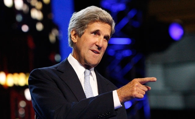 Tân Ngoại trưởng Mỹ bắt đầu chuyến công du “marathon” - 1 Ngoại trưởng Mỹ John Kerry.