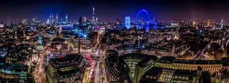 Thủ đô London, Anh lung linh về đêm.