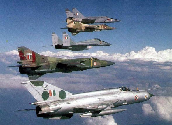 Lực lượng không quân Liên hợp quốc của Ấn Độ với đủ mọi loại máy bay