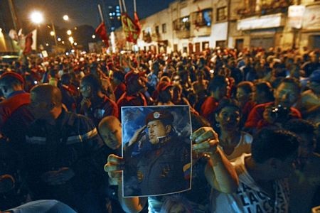 Người Venezuela khóc thương cố Tổng thống Chavez