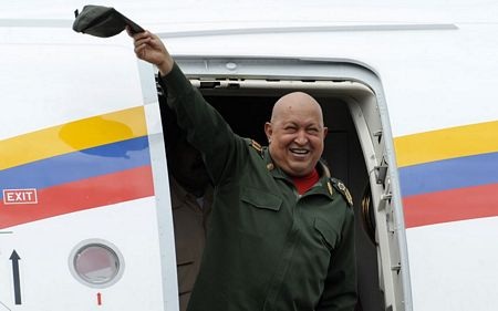Một bức ảnh thời niên thiếu của ông Hugo Chavez (thứ 2 từ phải sang).