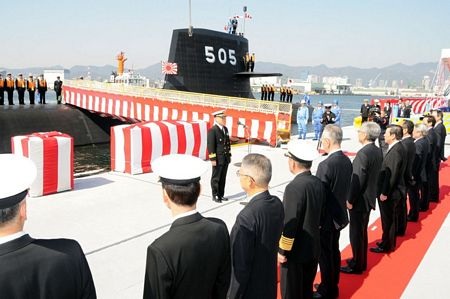 Tàu ngầm AIP thứ 5 thuộc lớp Soryu của Nhật Bản.