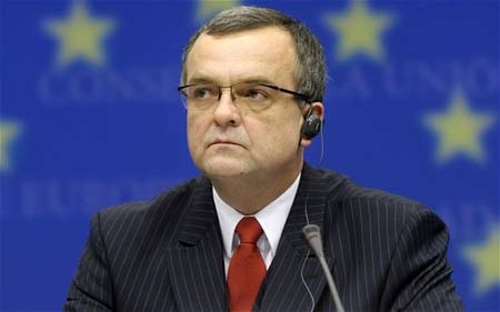 Bộ trưởng tài chính Cộng hoà Czech Miroslav Kalousek.
